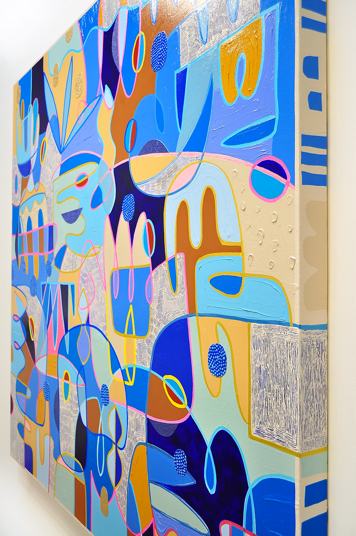 Over the Shining Sea - 60x60 on Canvas