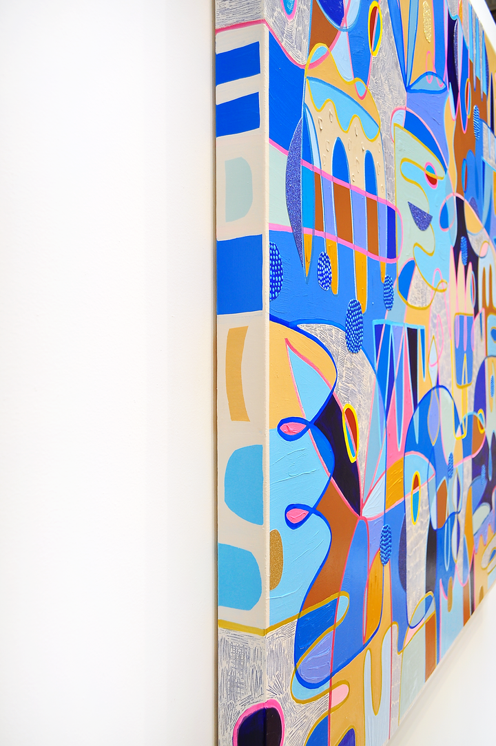 Over the Shining Sea - 60x60 on Canvas