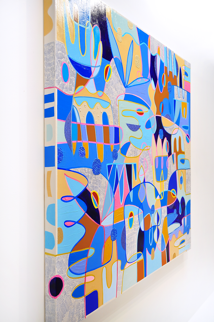 Over the Shining Sea - 60x60 on Canvas