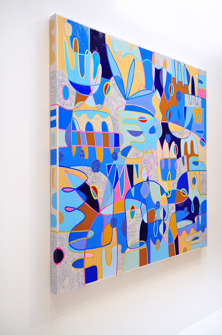 Over the Shining Sea - 60x60 on Canvas