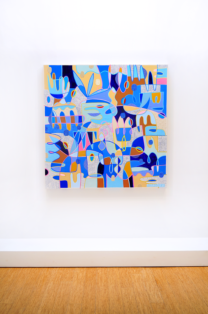 Over the Shining Sea - 60x60 on Canvas