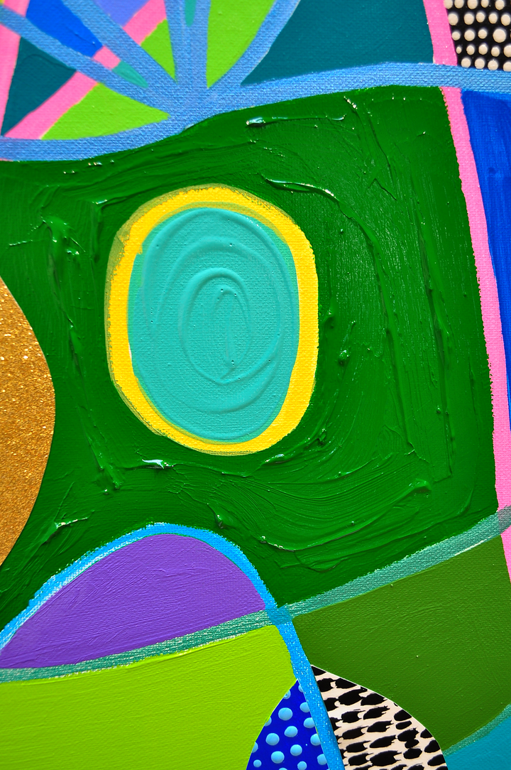 Enjoying The Passage of Time - 72x60 on Canvas