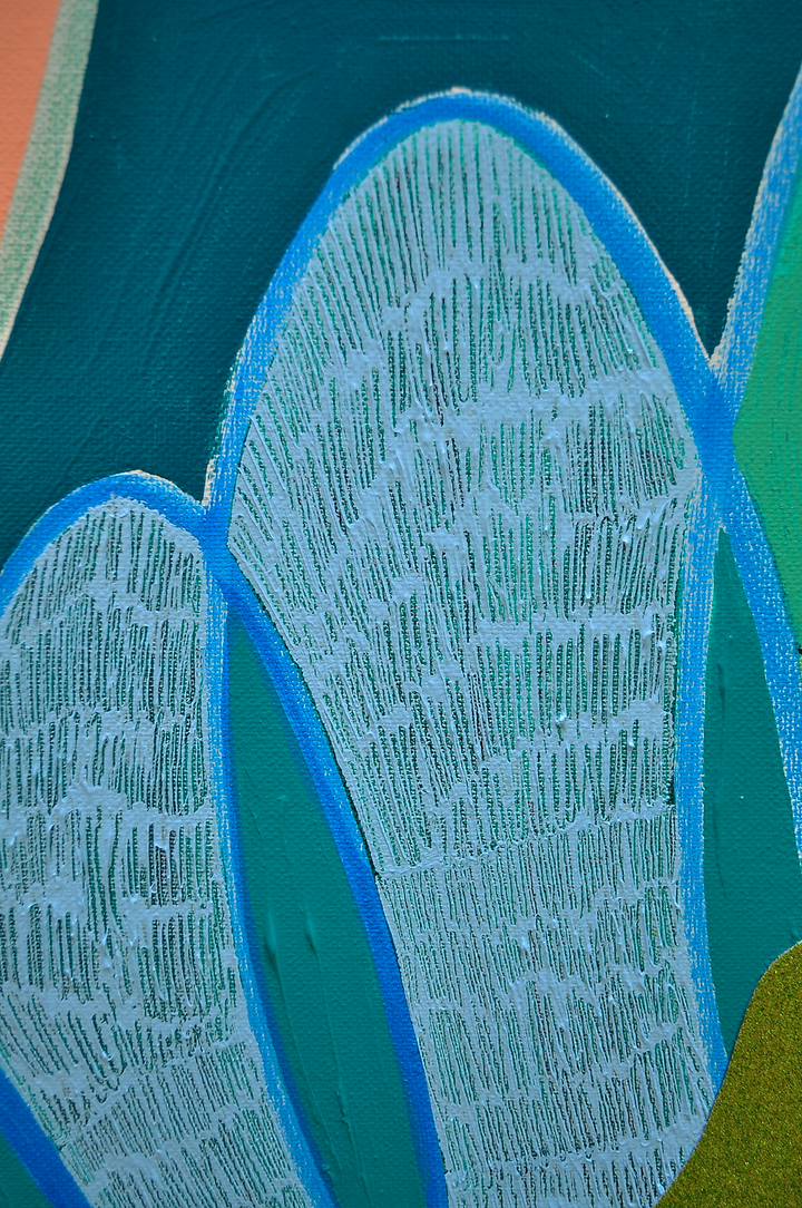 Enjoying The Passage of Time - 72x60 on Canvas
