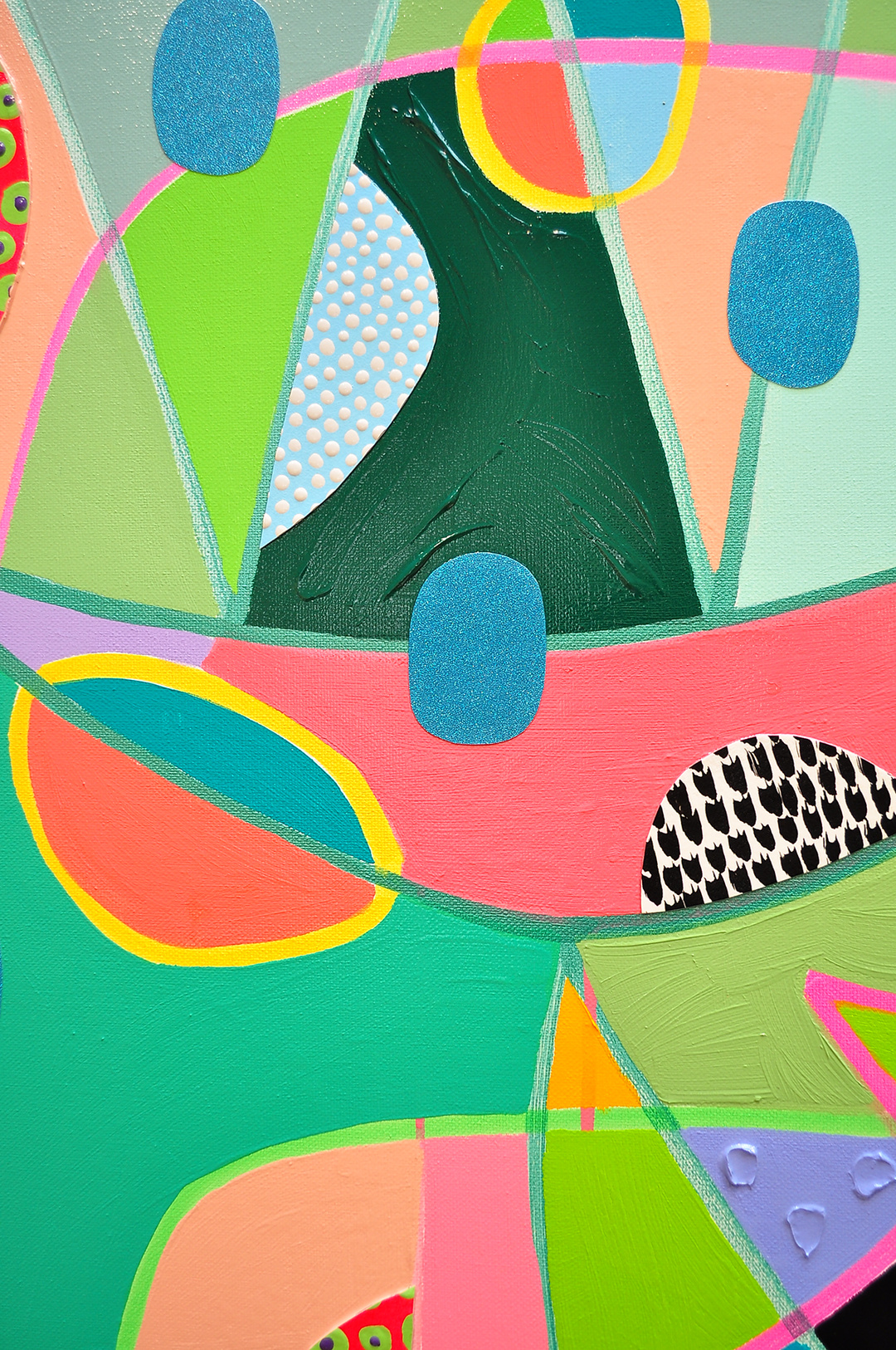 Enjoying The Passage of Time - 72x60 on Canvas