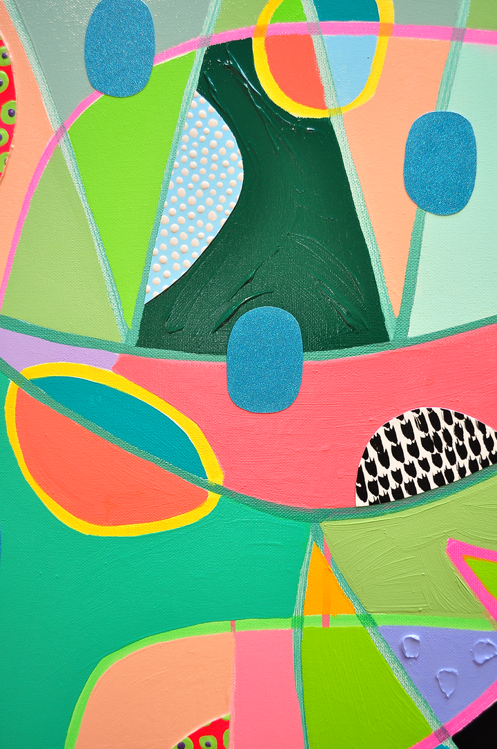 Enjoying The Passage of Time - 72x60 on Canvas
