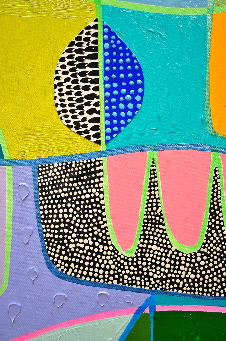 Enjoying The Passage of Time - 72x60 on Canvas