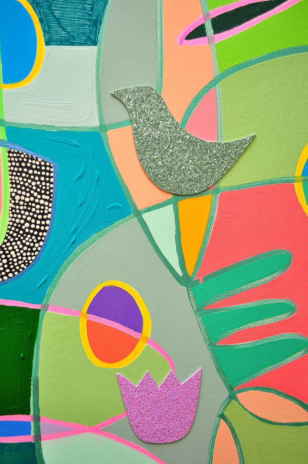 Enjoying The Passage of Time - 72x60 on Canvas