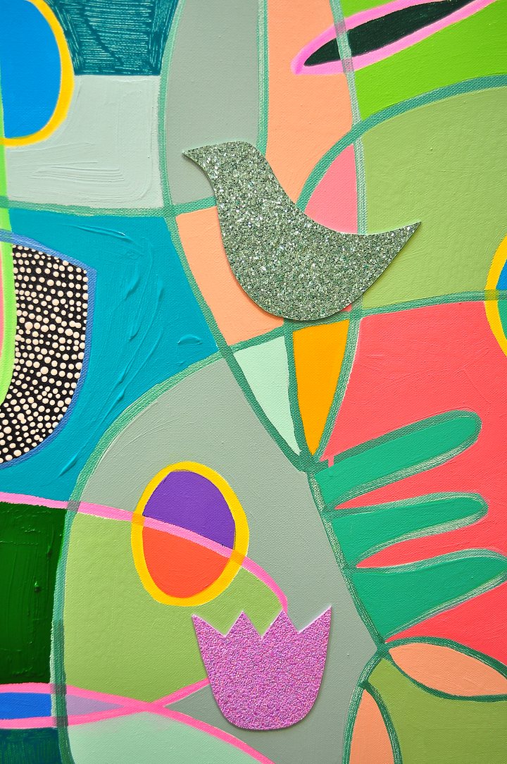 Enjoying The Passage of Time - 72x60 on Canvas
