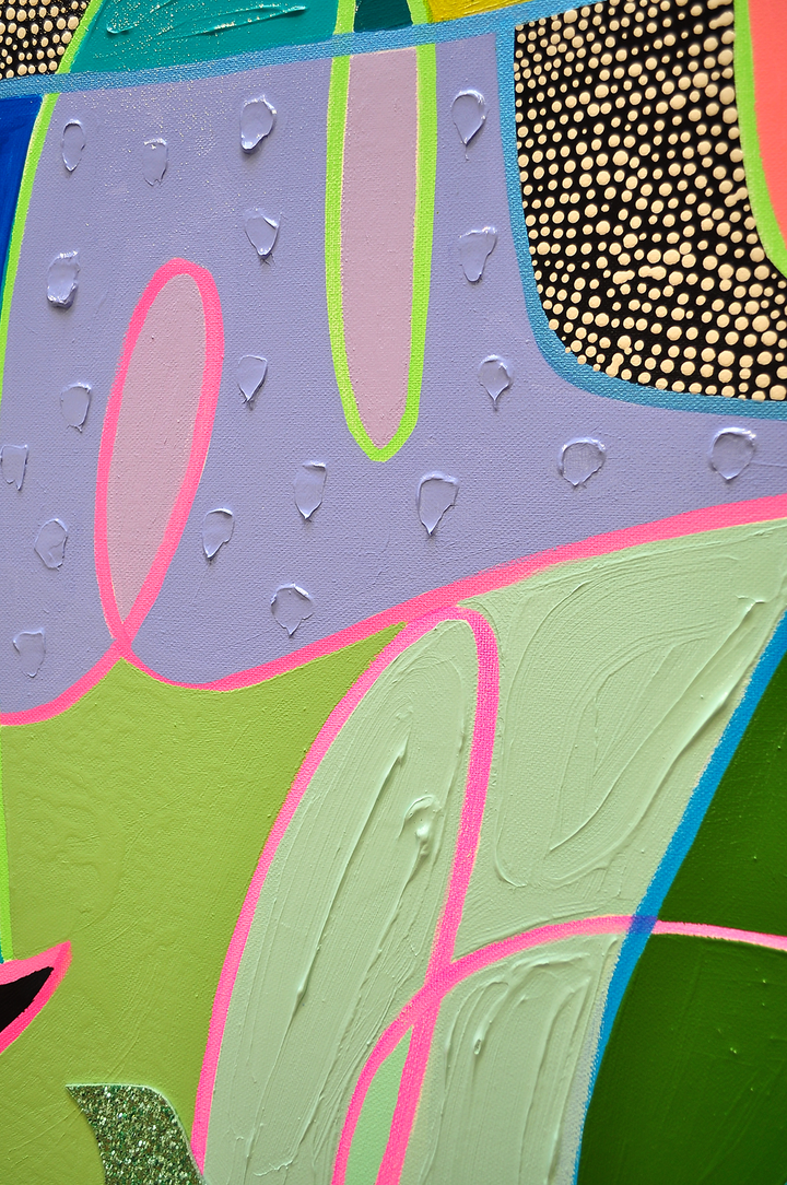 Enjoying The Passage of Time - 72x60 on Canvas