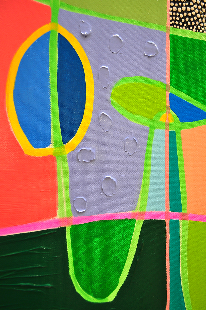 Enjoying The Passage of Time - 72x60 on Canvas