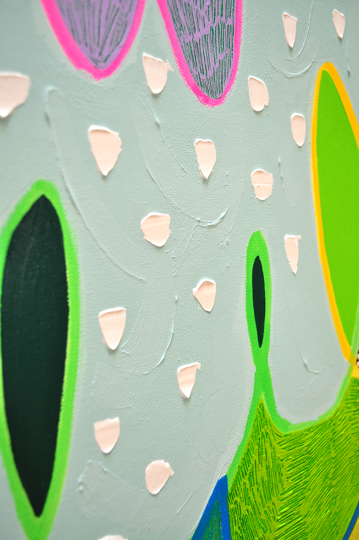 Enjoying The Passage of Time - 72x60 on Canvas