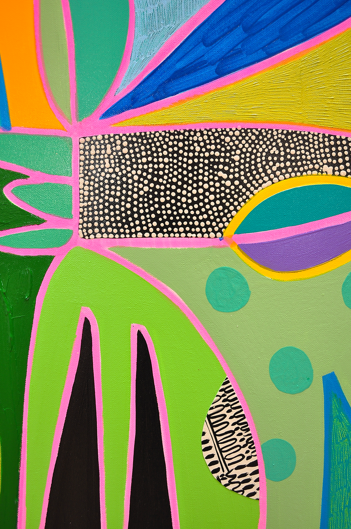 Enjoying The Passage of Time - 72x60 on Canvas