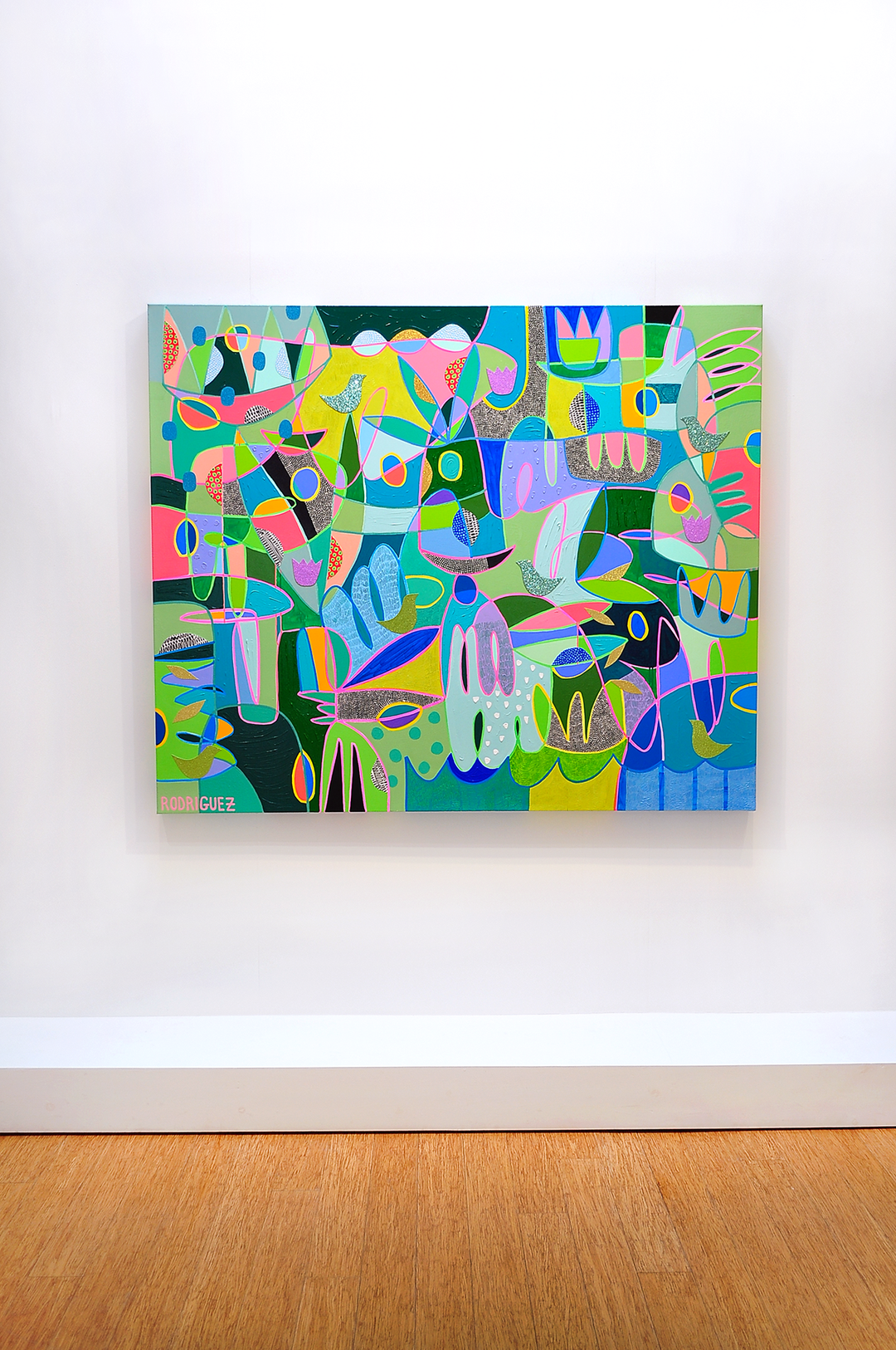Enjoying The Passage of Time - 72x60 on Canvas