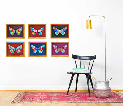 DECO 'WINGS' - 11x14 ON CANVAS